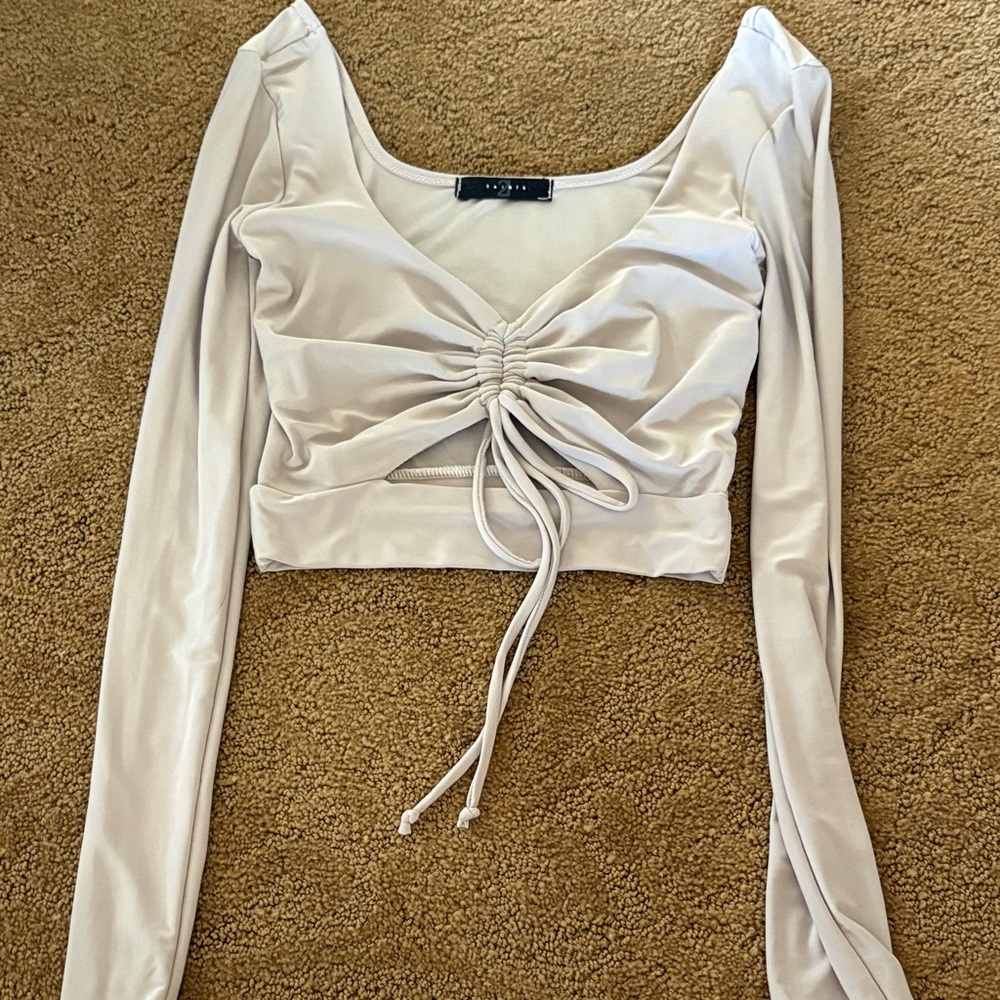 Ruched Crop Top